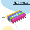 thumbnail image 2 of BAZIC Erasers Rainbow Eraser, Latex Free Erasers Set, 8-Count, 2 of 7