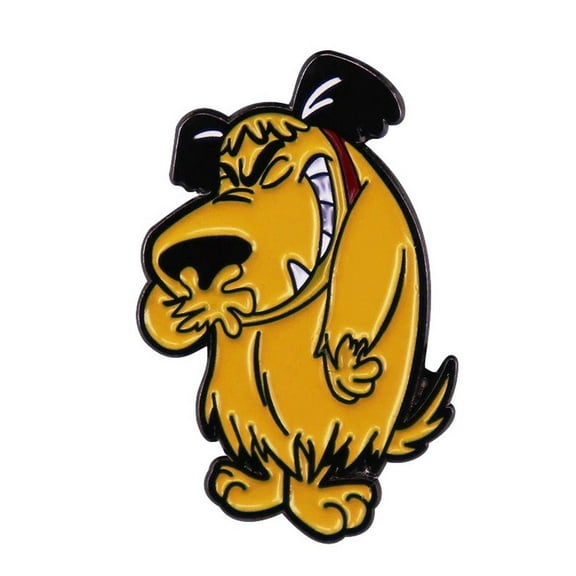 Mutley The Dog Cartoon Character 1 Inch Tall Enamel Metal Pin