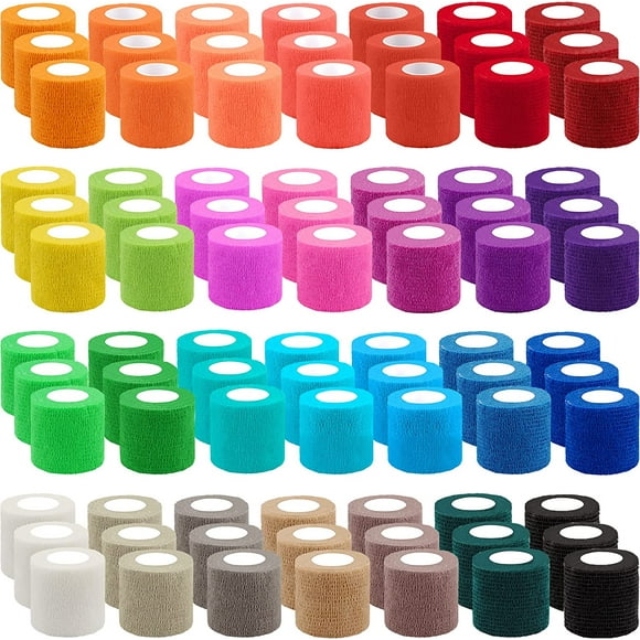 x 5 yards Self Adhesive Bandage Breathable Sports Bandage Elastic Bandage Self Adhesive Bandage for Sports Roll Self Adhesive Bandage Inch Wrist