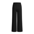 thumbnail image 4 of LJEFF Boys Wide Leg Sweatpants, Casual Baggy Elastic Waist Kids Workout Pants Black Size 5, 4 of 6