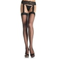 thumbnail image 1 of Q/S Sheer Thi Hi W/Lace Garter, 1 of 2