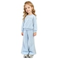 thumbnail image 5 of HAYIMI Girls Soft My First Cozy Crewneck Sweatshirt And Pants For Kids Adorable Two Piece Outfit Sets For Everyday Comfort And Stylish Clothes Sets, 5 of 5