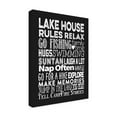 thumbnail image 4 of Trademark Fine Art 'Lake House Rules' Canvas Art by Marcee Duggar, 4 of 4