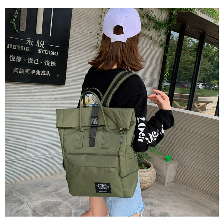 Canvas laptop backpack women's hotsell