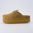 thumbnail image 2 of Cushionaire Women's Granola Genuine Suede Cork Footbed Platform Clog with +Comfort, 2 of 6