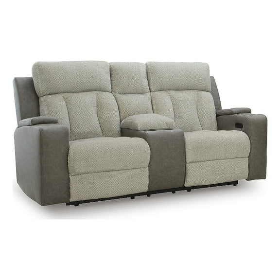 Signature Design by Ashley Point Clear Gray Power Reclining Loveseat