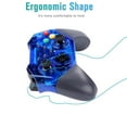 thumbnail image 3 of Wireless Controller For Nintendo Switch, Wireless Gamepad Controller With Double Motor Axis Gyro Compatible For Nintendo Switch (Blue), 3 of 7