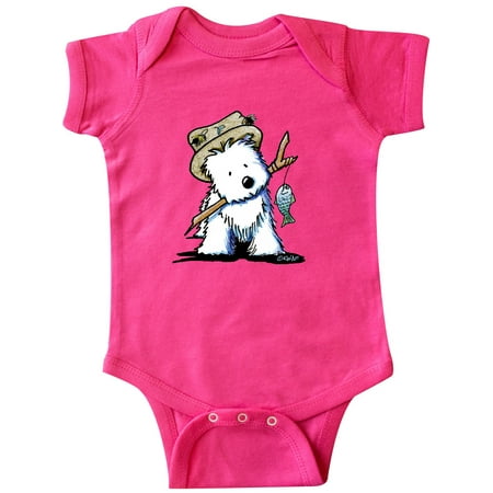 

Inktastic Westie Fishing Buddy Gift Baby Boy or Baby Girl Bodysuit