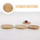 thumbnail image 3 of Platos pequeños de bambú para inmersión, platos para aperitivos, salsa de soja, postre, platos pequeños naturales, 6 uds., 3 of 4