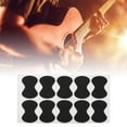 thumbnail image 4 of Pick Non Slip Sticker, Symmetrical Structure Soft Silicone Guitar Pick Pads Environmentally friendly With Adhesive Backing For Stringed Instrument Black, 4 of 8
