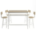 thumbnail image 6 of 5-Piece Kitchen Counter Height Table Set, Bar Table with 4 Chairs, 6 of 8
