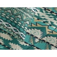 thumbnail image 4 of Ambesonne Ethnic Quilted Bedspread Set 3 Pcs, Winter Aztec Forms Design, King Size, Teal Turquoise Tan, 4 of 5