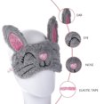thumbnail image 3 of antifaces de peluche con forma de conejo para dormir, 3 of 8
