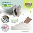 thumbnail image 2 of Shoe Deodorizer Insert - Odor Elimination Activated Charcoal Absorber Eliminator For Shoes Freshener Boot (6-pack), 2 of 4