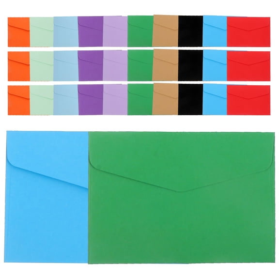 MERRYHAPY Small Kraft Paper Envelopes for Wrapping and Cards, 60 Pieces, and Stylish