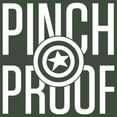 thumbnail image 2 of Junior's Marvel Captain America Shield Pinch Proof St. Patrick's Day  Festival Muscle Graphic Tee Pine Green Heather X Large, 2 of 4