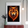thumbnail image 2 of Diamond Art Kits for Adults - 5d Wolf Vivid Portrait Fiery Eyes Diamond Painting for Adults, Diamond Art for Adults Beginners, Diamond Painting Kits for Adults for Home Wall Decor, 2 of 7