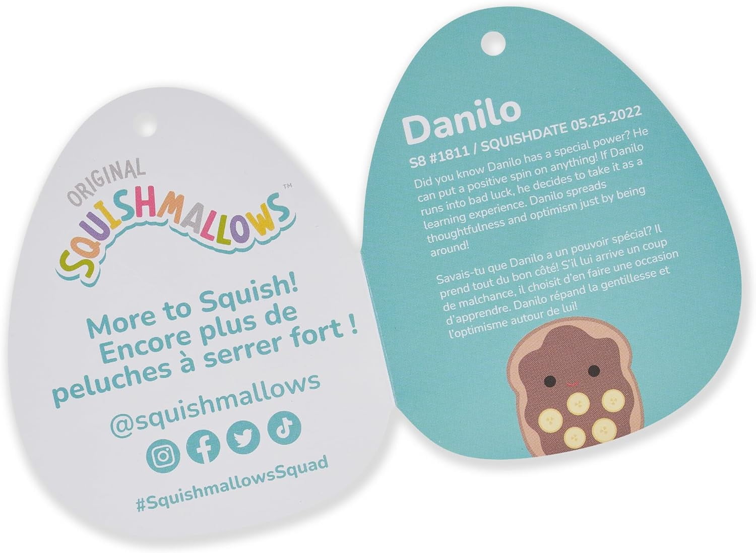 Danilo Promotions Ltd SQUISHMALLOWS Sac Cadeau D'anniversaire
