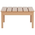 thumbnail image 5 of Shoreside Modern 32" Conversation Table, Teak, 5 of 5
