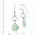 thumbnail image 2 of Beautiful Sterling Silver Amazonite Dangle Earrings, 2 of 2