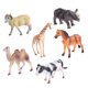 thumbnail image 1 of 6 piezas de figuras salvajes, animales de la jungla, juguetes, figuras de animales, modelo para accesorios educativos, niños, educativos, 1 of 6