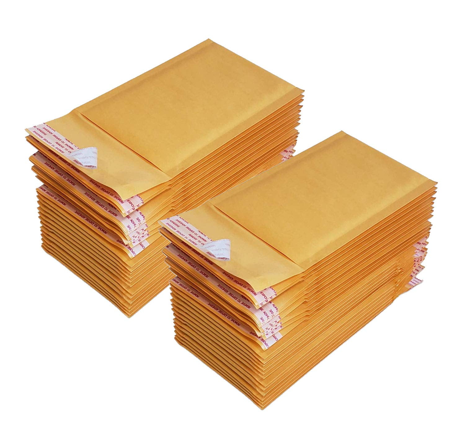 50 pcs 4 x 8 #000 Kraft Bubble Padded Envelope Mailer Shipping Bag Self Seal 