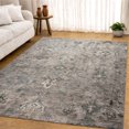 thumbnail image 6 of Addison Rugs Mayfield Premium Machine Washable Traditional Global Taupe Rectangle Rug, 5' x 7'6", 6 of 6