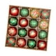 thumbnail image 2 of 16x Bolas Navideñas Adornos Navideños Colgantes Bolas Colgantes Rojo Verde Oro, 2 of 9