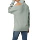 thumbnail image 3 of Suéter casual de manga larga con corte en los hombros y cuello alto para mujer Inspire Chic, XL, gris, otoño-invierno, 3 of 7