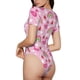 thumbnail image 2 of Fotbe Cute Flamingo Body de Mujer con Cuello Redondo y Mangas Cortas, Sin Mangas Ajustado, Suave, Cómodo y Básico-Large, 2 of 7