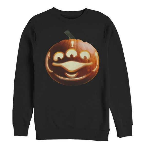Men's Toy Story Halloween Alien Pumpkin Sweatshirt Black Medium