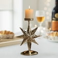 thumbnail image 4 of Window Gold Ornament Vintage Iron Candle Tray, 4 of 6