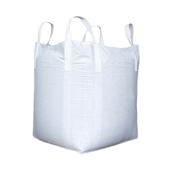 FIBC Bulk Bag 2200lbs, 35 L x 35 W x 40 H in, Open Top, Woven Polypropylene, Creative American Home