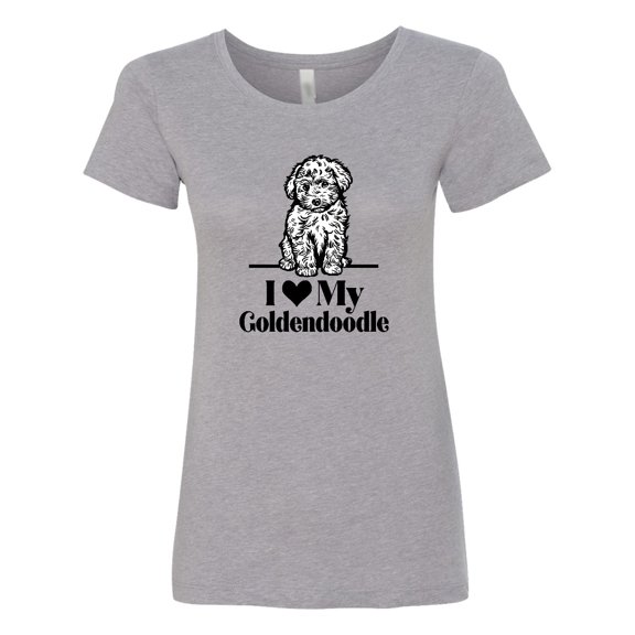Inktastic I Love My Goldendoodle Dog Women's T-Shirt