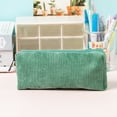 thumbnail image 2 of Under $1 Pencil Case, Corduroy Solid Color Vintage Pen Pouch, Large Capacity Zippered Stationery Organizer for College Office by PALIFEUR, 2 of 6
