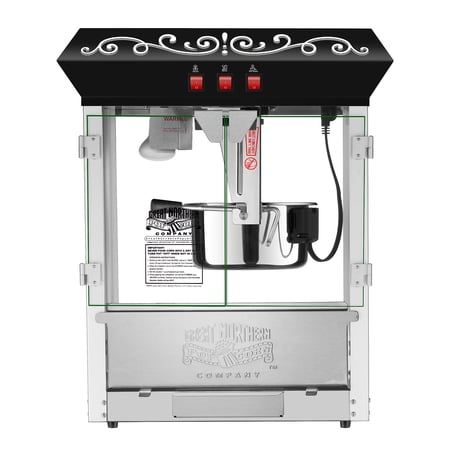 Great Northern 10 oz Perfect Popper Countertop Style Popcorn Machine Black