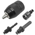 thumbnail image 2 of Metal Heavy Duty 1/2-20UNF 1.5-13mm Keyless Drill Chuck Self-tighten Keyless Chuck Quick Change Drill Bit Adapter Hardware Tool for Impact Driver Screwdriver Hammer Drill Rotary Tool, 2 of 8