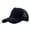 Black, variant on Mens High Crown Mesh Baseball Cap – Adjustable Sun Dad Hat Available in One Size, Breathable Solid Color Outdoor Headwear