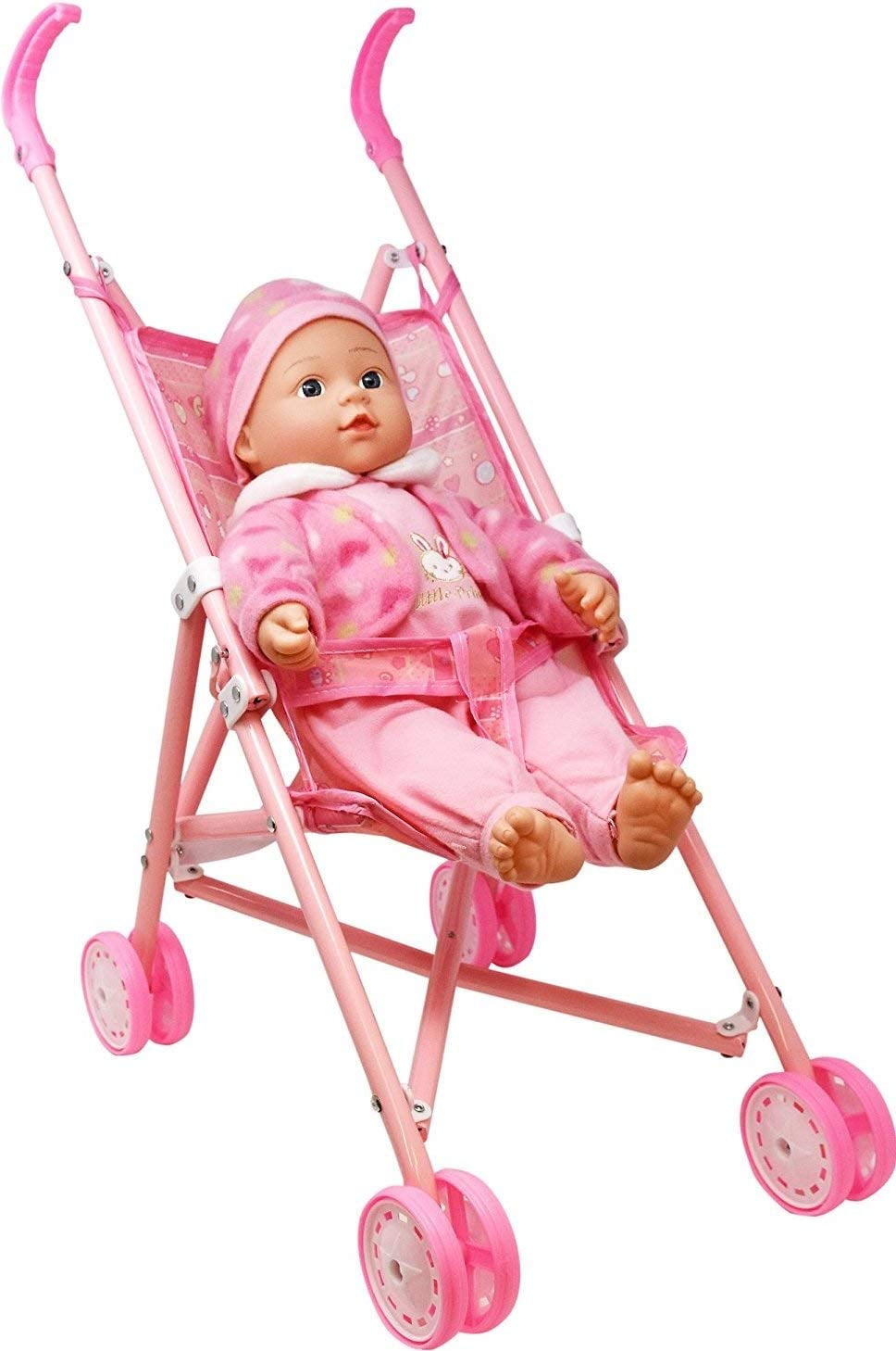 Dolls To Play My First Baby Doll Stroller Soft Body Talking Baby