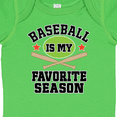 thumbnail image 4 of Inktastic Baseball Is My Favorite Season Boys or Girls Baby Bodysuit, 4 of 5
