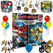 Transformers Birthday Party Photo Booth Props Balloons Decoration Kit