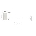 thumbnail image 4 of Retractable Clothesline Heavy Duty Clothing Line for Drying Clothes - Wall Mounted Stainless Steel Laundry Line - Easy Install and Hides, 4 of 7