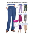 thumbnail image 5 of Woman Within Plus Size 7-Day Knit Ribbed Straight-Leg Pull-On Pants, 5 of 5