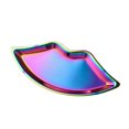 thumbnail image 1 of Stainless Steel Lip Shaped Jewelry Tray Home Cosmetics Metal Tray,C, 1 of 5