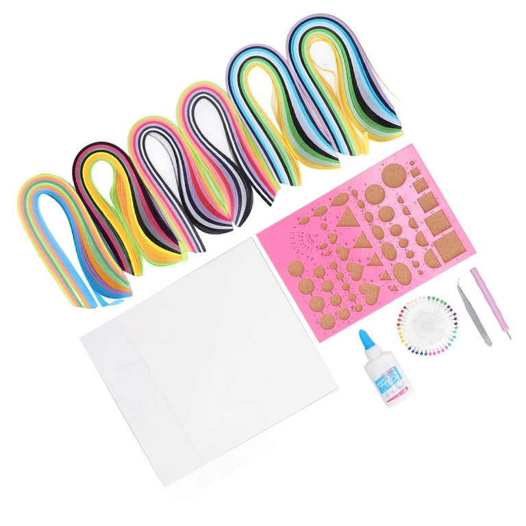 Paper Quilling Kits Student Adult DIY Crafts Art Colored Paper Hand Made  Paper Quilling Drawing Tools