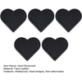 thumbnail image 2 of HUGFEGWE 5Pcs Handcrafted Faux Leather Corner Bookmark Waterproof Soft Mini Vintage Heart-Shaped Page Notebook Accessory CJB91-52799, 2 of 7