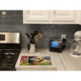 thumbnail image 2 of Carolines Treasures PRS4061LCB Rooster Barnyard Morning Glass Cutting Board Large, 12H x 16W, multicolor, 2 of 3