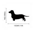 thumbnail image 3 of Riforla Dog Car Stickers Dachshunds Personality Fun Mobile Phone Stickers Computer Stickers Cup Stickers Body Stickers Animal Dog Reflective Car Stickers Self Adhesive Paper Stickers Home Decor B, 3 of 8