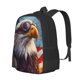 thumbnail image 1 of Disketp Bald Eagle Pilot Mochila Minimalista de Gran Capacidad, Mochila de Viaje para Escuela, Trabajo o Uso Diario, 1 of 6