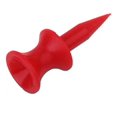 thumbnail image 4 of Tees de golf Tees de dos pisos 30 mm 99 piezas (rojo) Tees de golf con límite de bola Tees de bola Suministros de golf Tees de golf Tees de clavos de plástico de colores, 4 of 5
